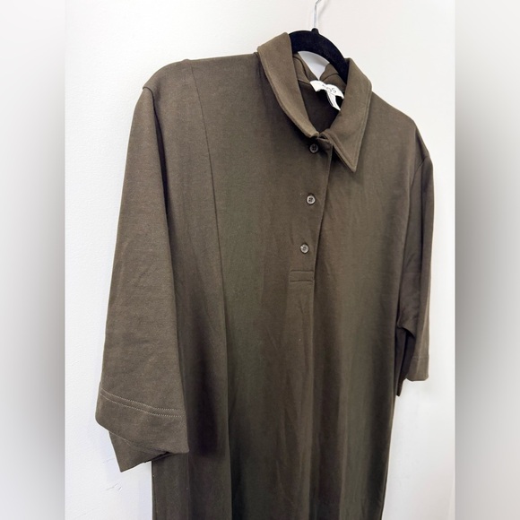 COS Flared Polo Shirt Dress - Picture 5 of 8